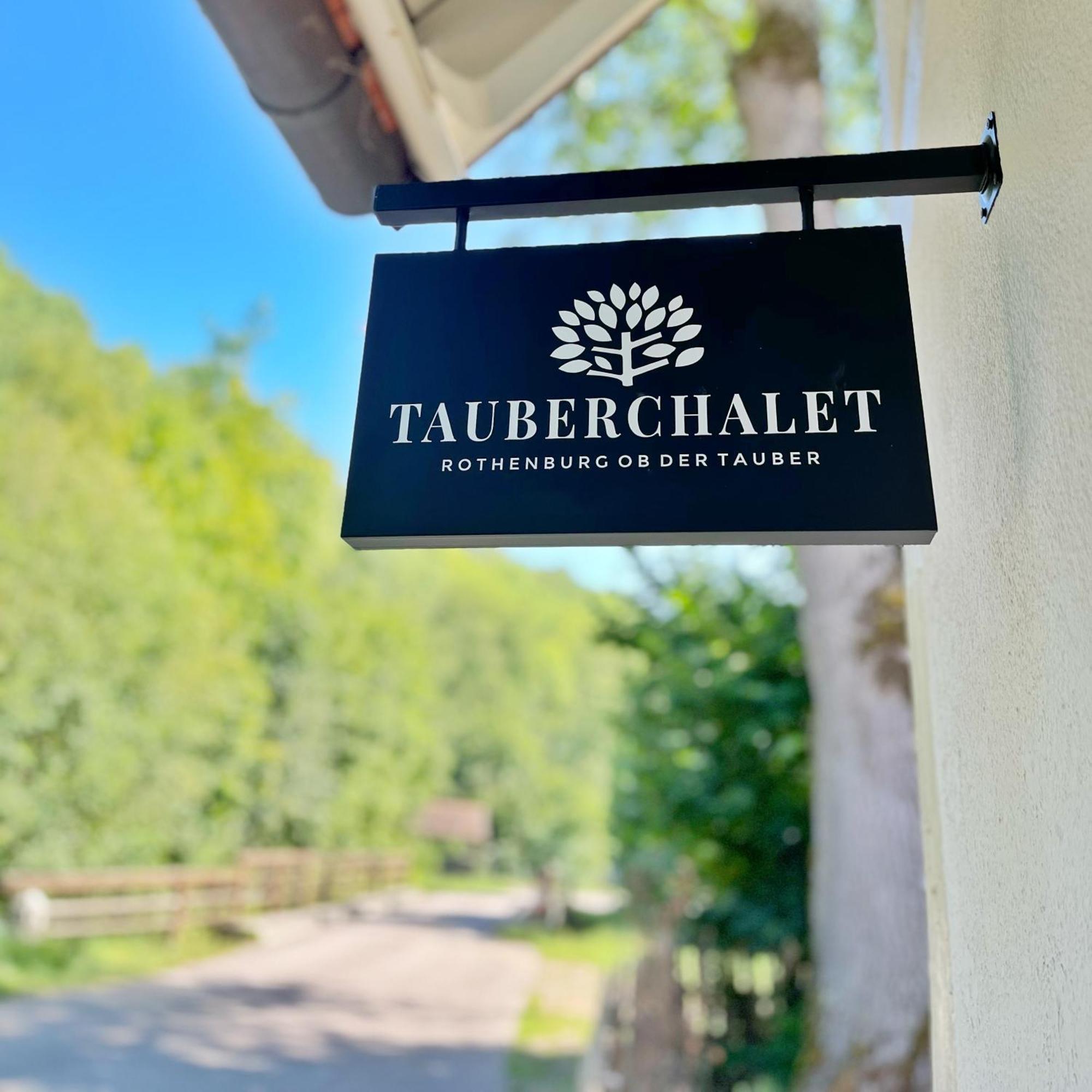 Tauberchalet I Boutique-Ferienhaus Mit Sauna, Whirlpool & Natur I 10Min Walk To Historic Old Town Rothenburg ob der Tauber Dış mekan fotoğraf